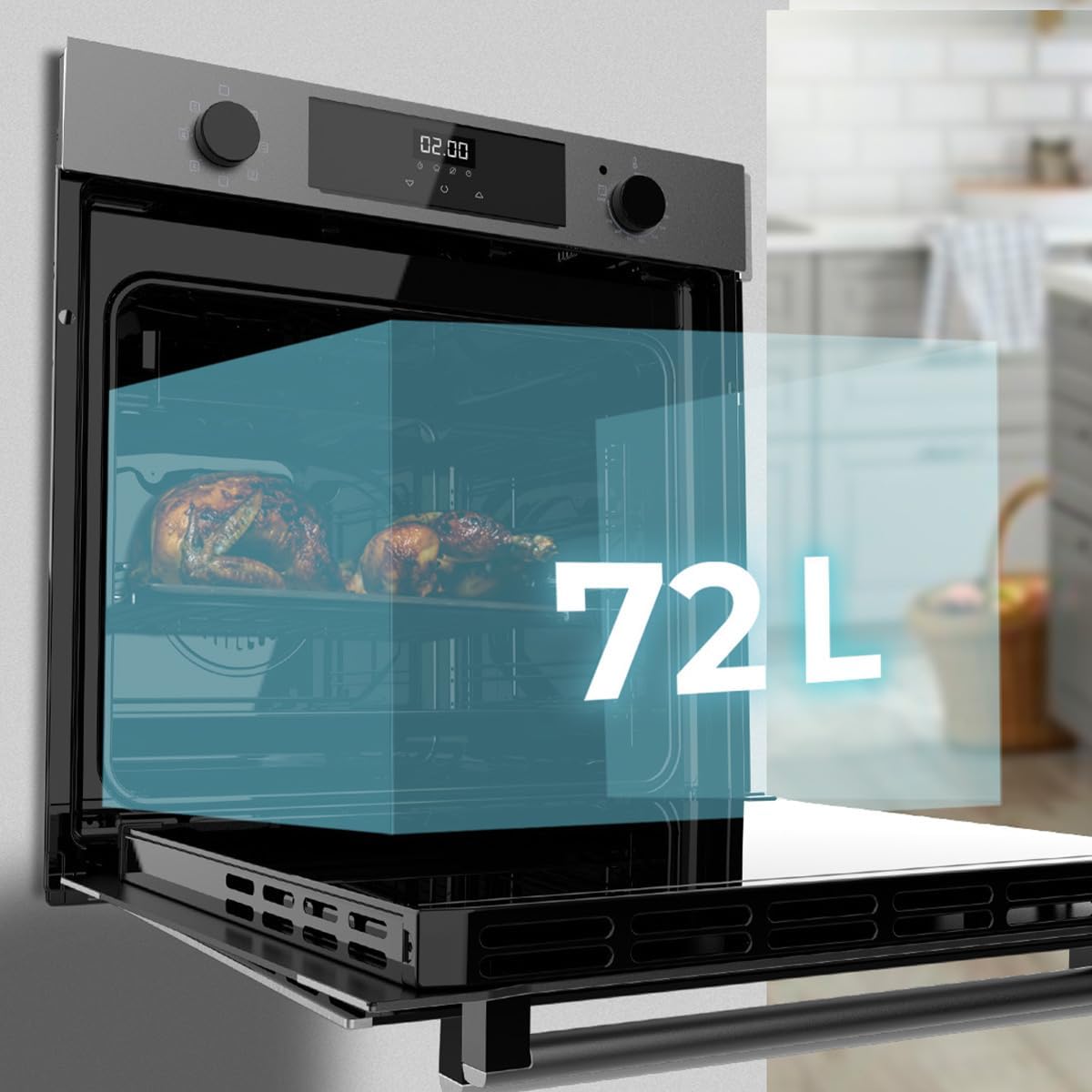Horno Integrable Multifunción Cecotec Bolero Hexa M226000 Matt A