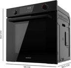 Horno Integrable Multifunción Cecotec Bolero Hexa M226000 Glass Black A