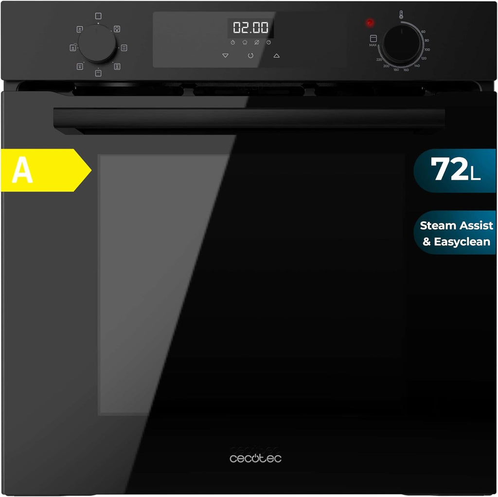 Horno Integrable Multifunción Cecotec Bolero Hexa M226000 Glass Black A