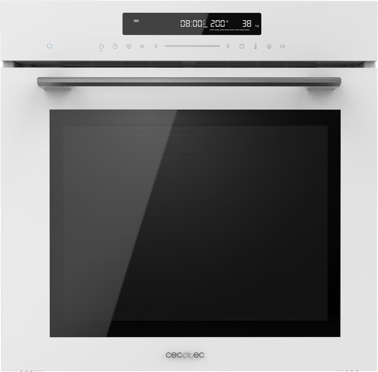 Horno Integrable Multifunción Cecotec Bolero Hexa SM406000 Glass White A+
