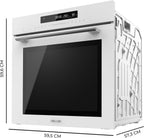 Horno Integrable Multifunción Cecotec Bolero Hexa SM406000 Glass White A+