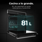 Horno integrable Pirolítico Cecotec Bolero Hexa P506000 Edge A+