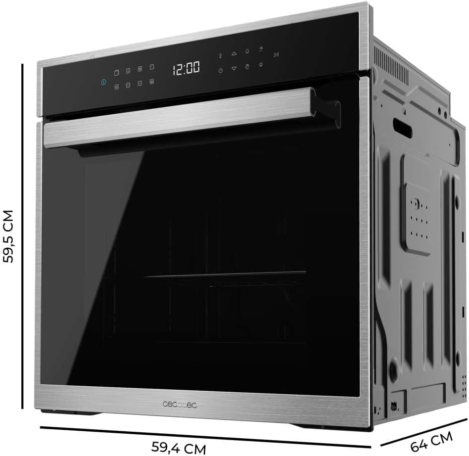 Horno integrable Pirolítico Cecotec Bolero Hexa P506000 Edge A+