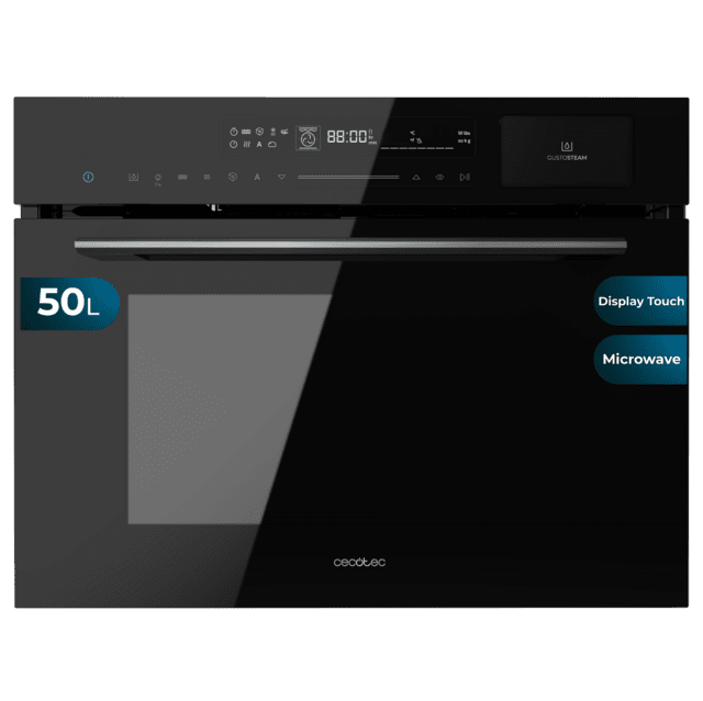 Horno Integrable Cecotec Bolero Hexa MWS704500 Glass Black
