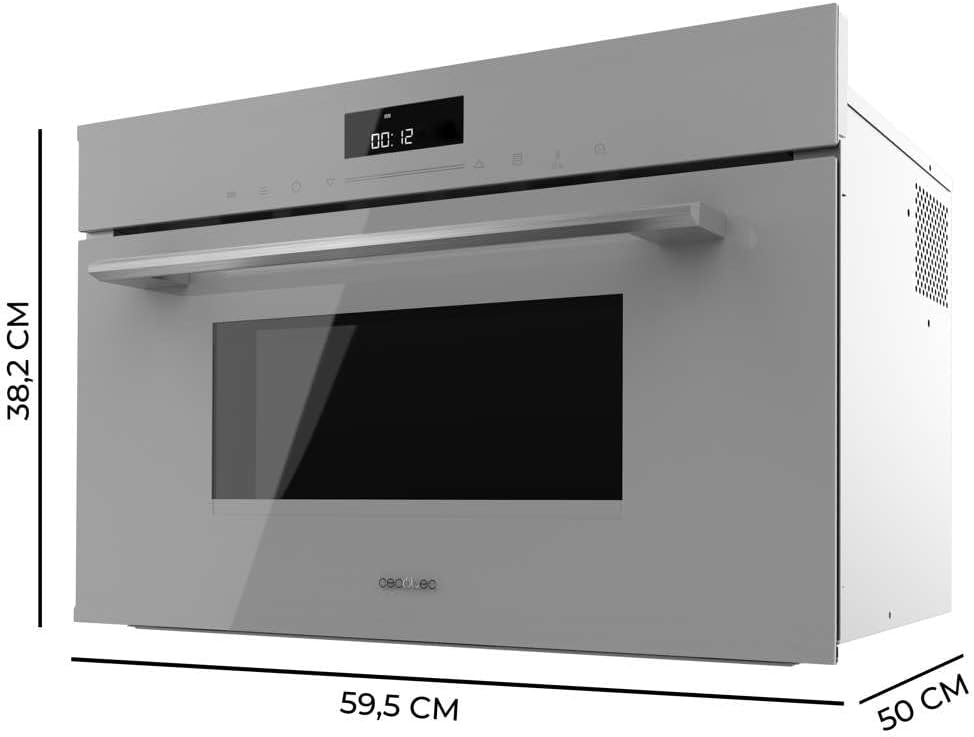 Horno Integrable Cecotec Bolero Hexa MW703800 Glass Grey
