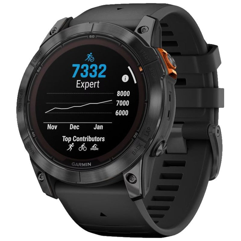 Garmin Fénix 7X Pro Solar Edition Reloj Smartwatch 51mm Gris con Correa Negra