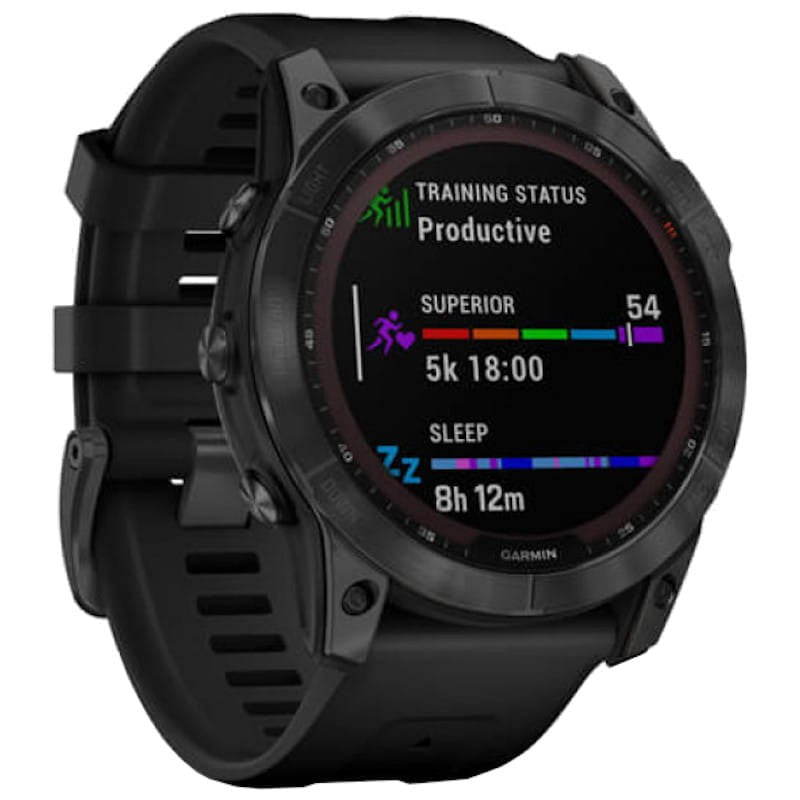 Garmin Fénix 7X Solar Reloj Smartwatch 51mm Plata/Negro