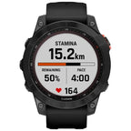 Garmin Fénix 7 Solar Negro Correa Negra 47mm