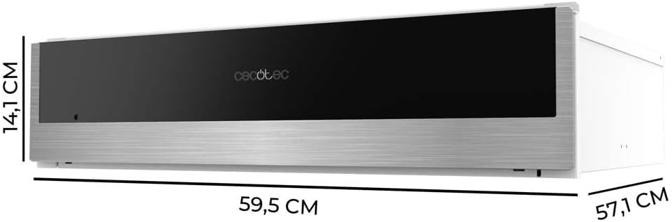 Calientaplatos integrable Cecotec Bolero Hexa WD Glass Black