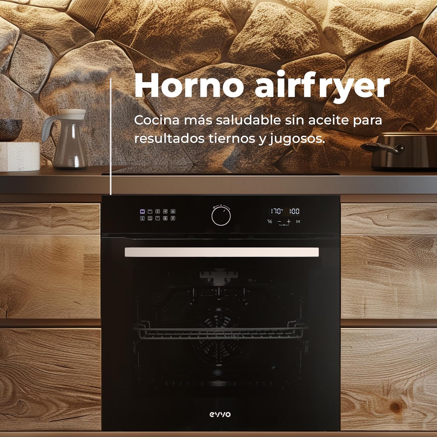 Horno EVVO H25 Airfryer Inox