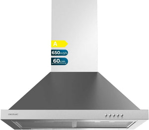 Campana extractora piramidal Cecotec Bolero Flux PM 606500 Inox A