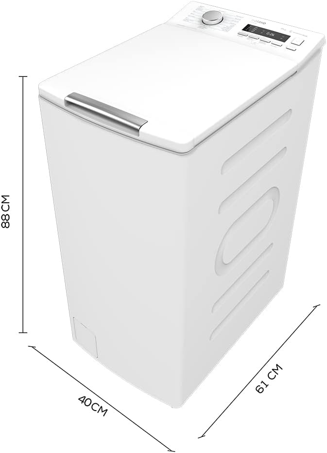 Lavadora de Carga Superior Cecotec Bolero DressCode Top 80 Inverter