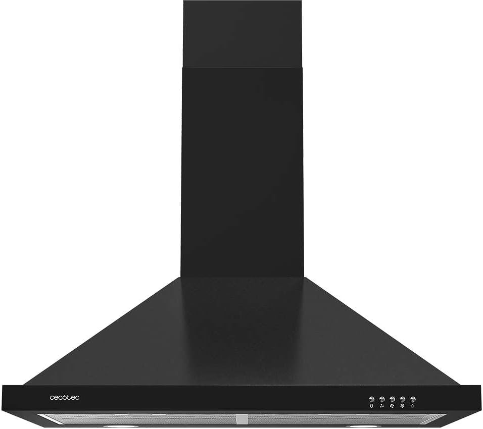 Campana extractora piramidal Cecotec Bolero Flux PM 604300 Black C