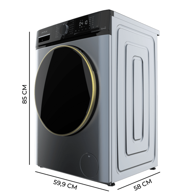 Lavadora Cecotec Bolero DressCode 9610 Inverter Ice Blue A