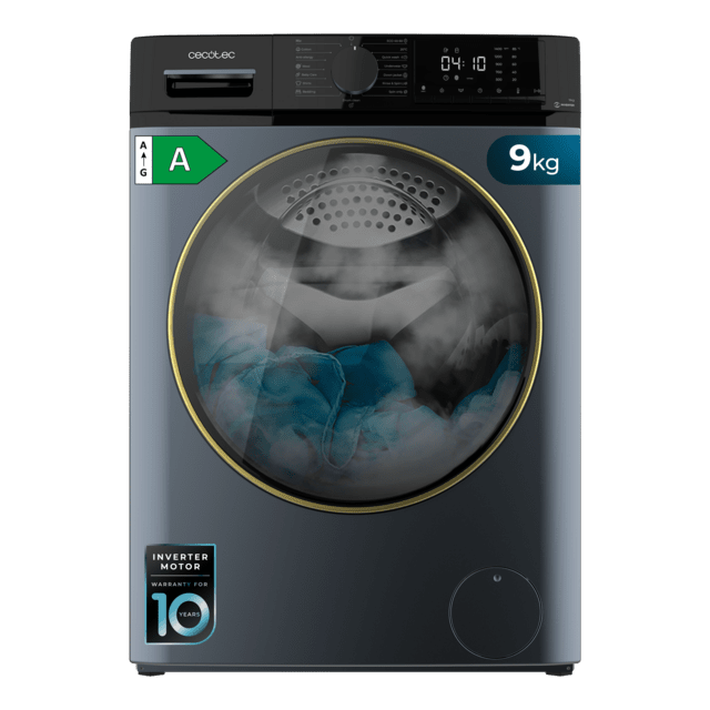 Lavadora Cecotec Bolero DressCode 9610 Inverter Ice Blue A