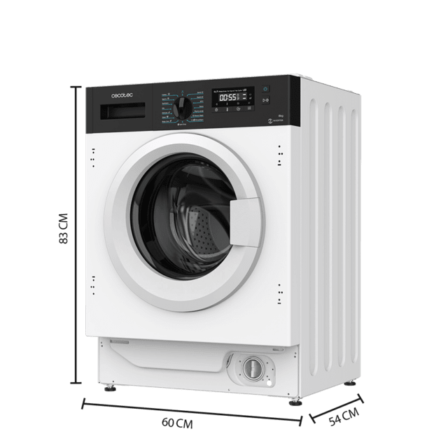 Lavadora integrable Cecotec Bolero DressCode 840 BI Inverter A