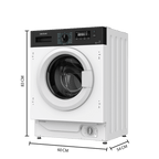 Lavadora integrable Cecotec Bolero DressCode 840 BI Inverter A
