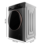 Lavadora Cecotec Bolero DressCode 7610 Inverter Steel A