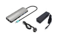 Metal USB-C Nano 2x Display Docking Station with PD 100 W + Charger 100W