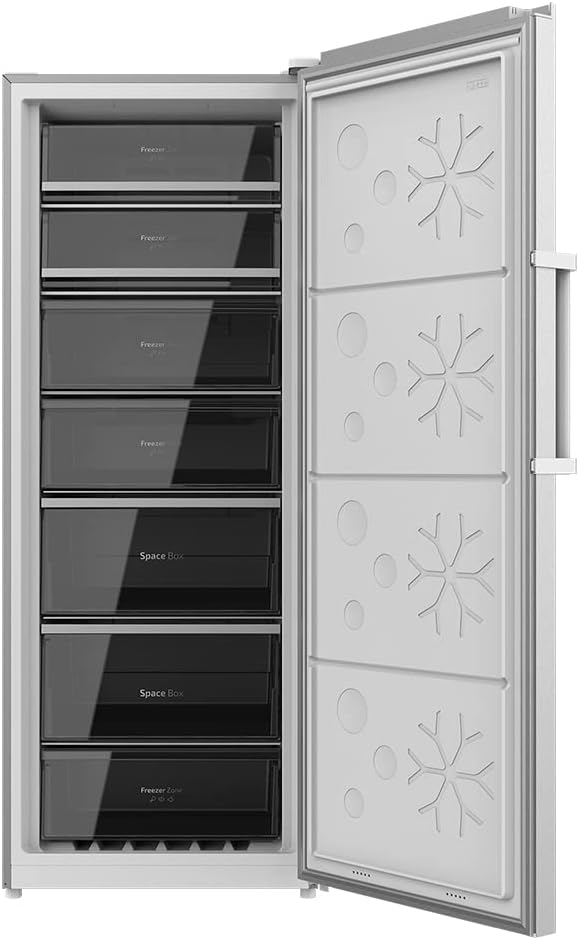 Congelador vertical Cecotec Bolero CoolMarket UF 380 inox D