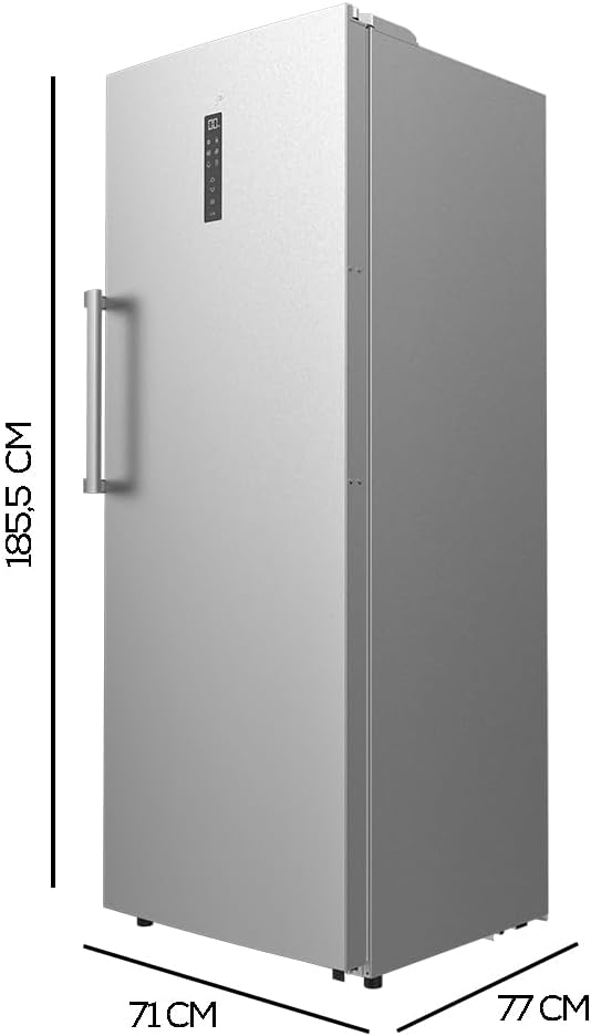 Congelador vertical Cecotec Bolero CoolMarket UF 380 inox D