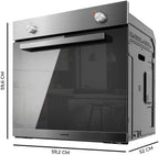 Horno Integrable Cecotec Bolero Hexa C126000 Mirror A