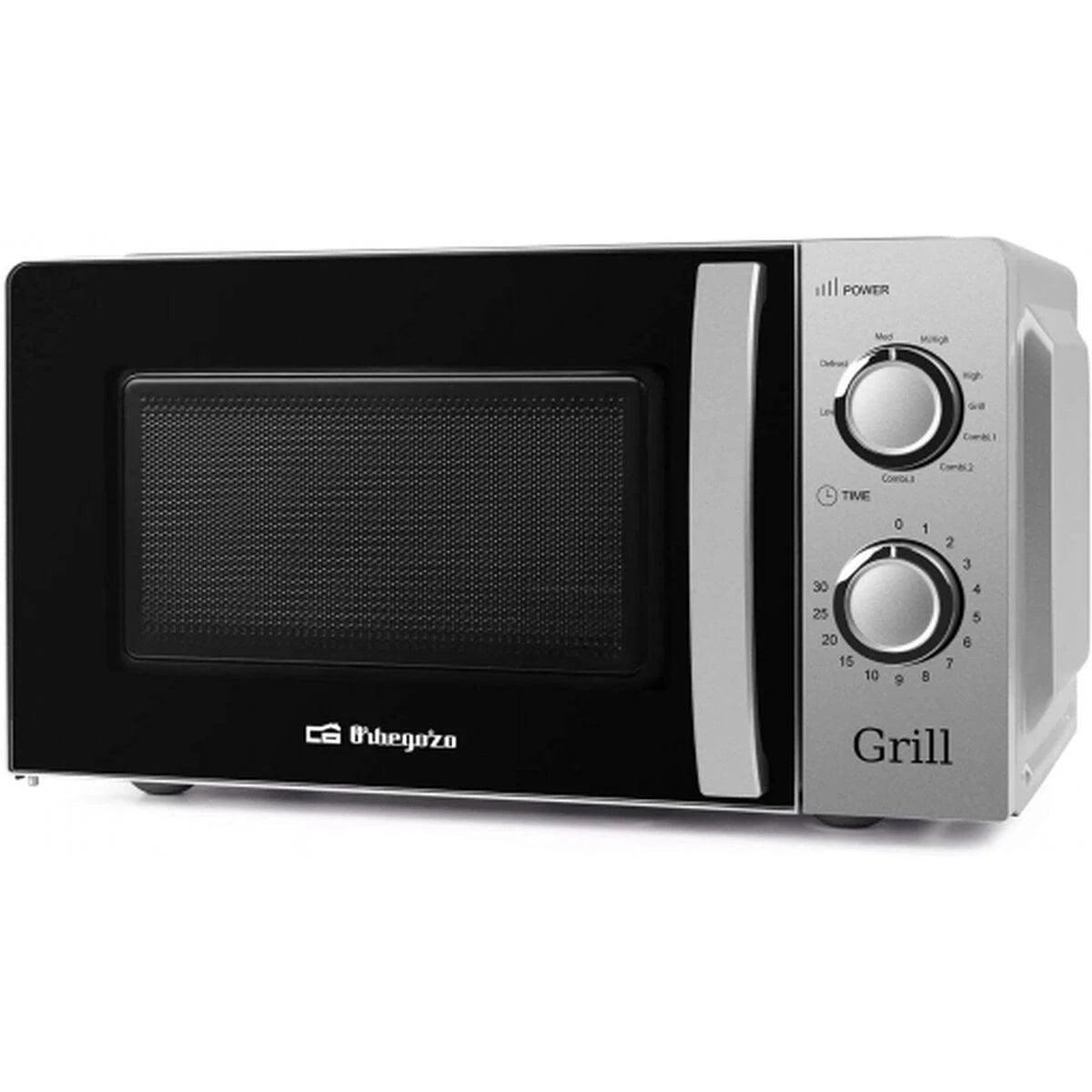 Microondas  Orbegozo MIG 2138 con Grill 20L, 700W Plata