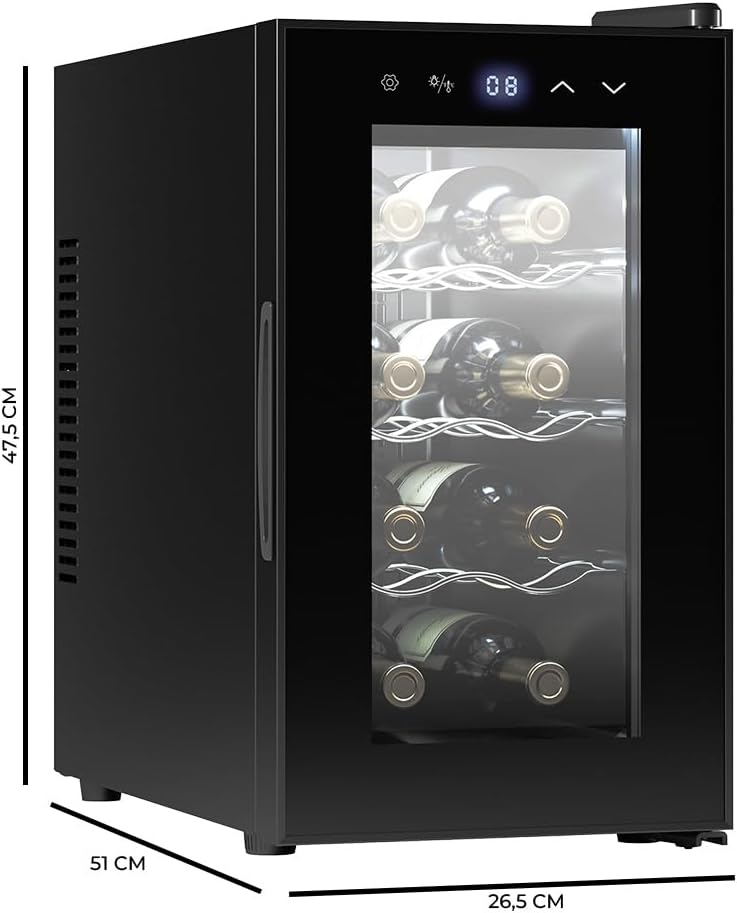 Vinoteca Cecotec Bolero GrandSommelier 830 CoolCrystal