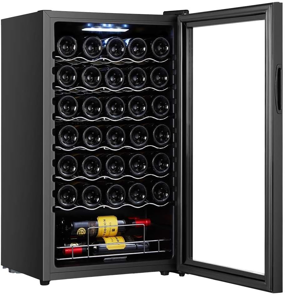 Vinoteca Cecotec Bolero GrandSommelier 34030 Black Compressor