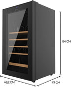 Vinoteca Cecotec Bolero GrandSommelier 36000 Black