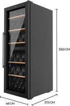 Vinoteca Cecotec Bolero GrandSommelier Duo 77000 Black
