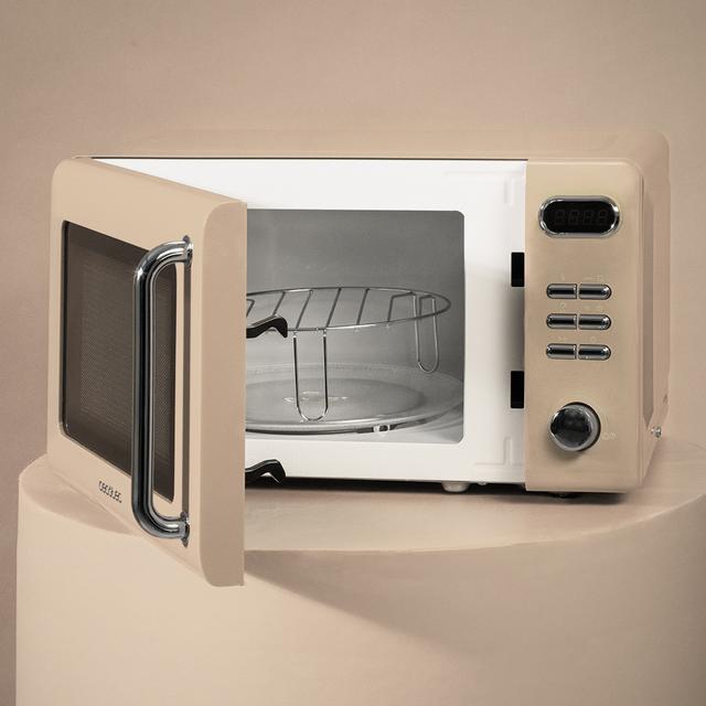 Microondas con grill Cecotec ProClean 5110 Retro Beige
