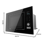 Microondas encastrable Cecotec GrandHeat 2090 Built-in Touch Black