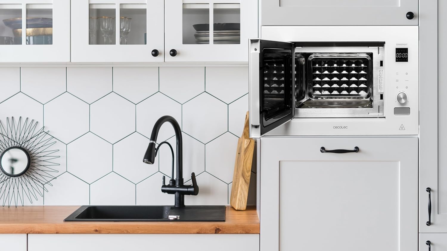 Microondas encastrable Cecotec GrandHeat 2090 Built-in Touch White
