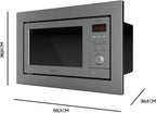 Microondas encastrable Cecotec GrandHeat 2500 Built-In Steel