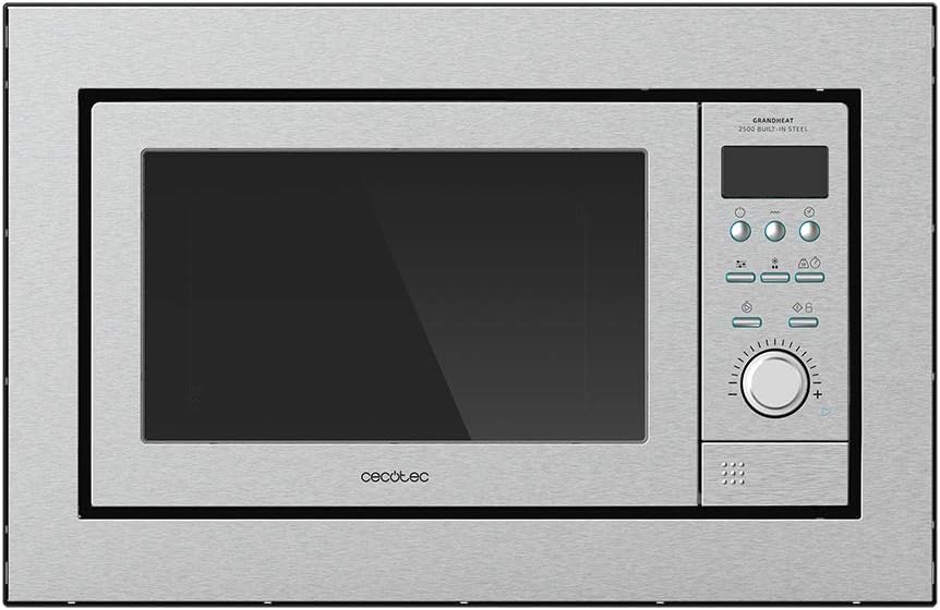 Microondas encastrable Cecotec GrandHeat 2500 Built-In Steel