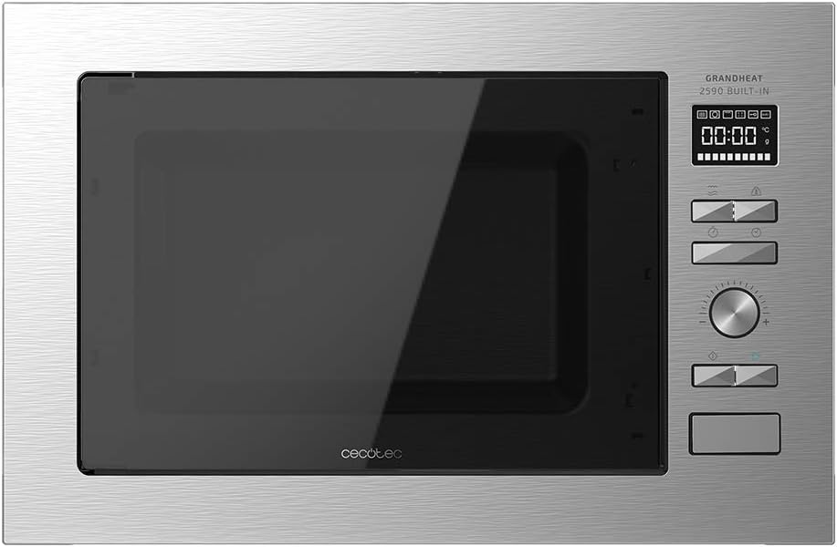 Microondas encastrable Cecotec GrandHeat 2590 Built-in SteelBlack