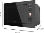 Microondas encastrable Cecotec Grandheat 2590 Built-In Blackrose