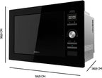 Microondas encastrable Cecotec GrandHeat 2590 Built-in Black