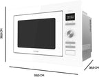 Microondas encastrable Cecotec GrandHeat 2590 Built-in White