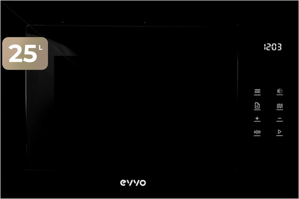 Microondas integrable EVVO Mi45 Glass Bl