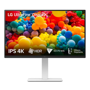 27US550-W pantalla para PC 68,6 cm (27") 3840 x 2160 Pixeles 4K Ultra HD LCD Blanco