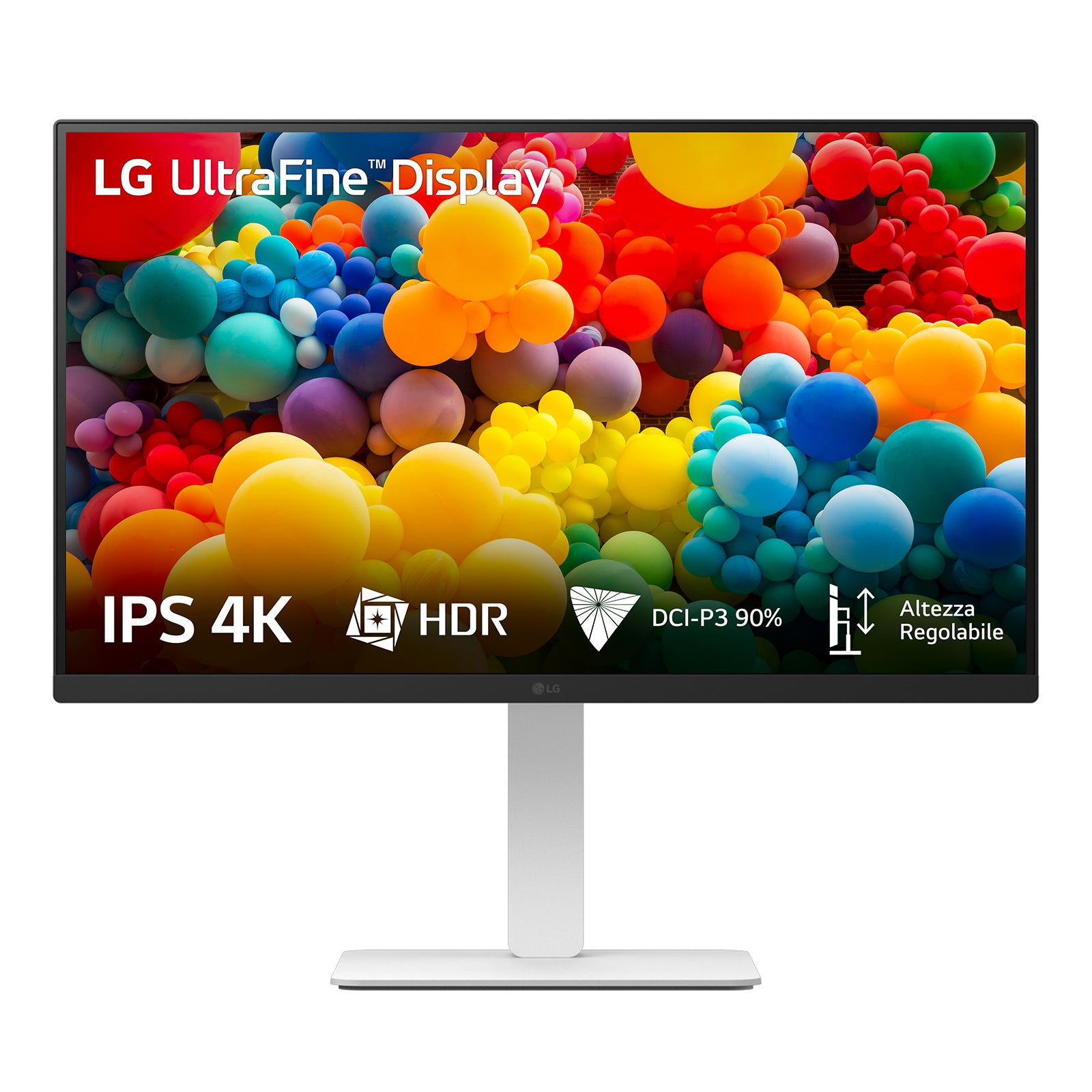 27US550-W pantalla para PC 68,6 cm (27") 3840 x 2160 Pixeles 4K Ultra HD LCD Blanco