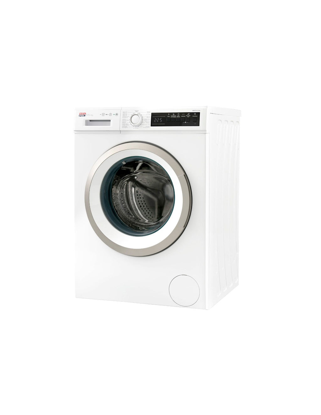 Lavadora Newpol Nwt21014 Blanca 10kg 1400rpm Display Inverter Vapor Assist Clase A