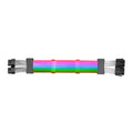 MCA-16, Cable Extensor ARGB 8+8pin PCIe para Tarjeta Gráfica, LEDs Ultrabrillantes, Compatibilidad Total, AWG18 de Cobre Puro, 310mm