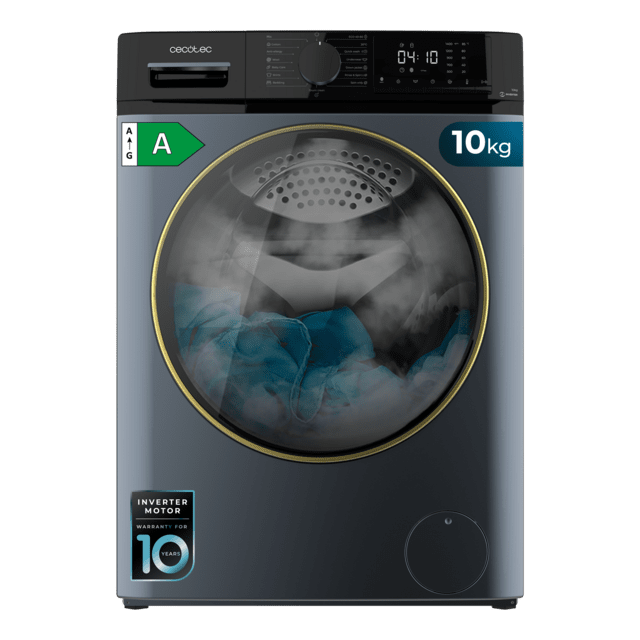 Lavadora Cecotec Bolero DressCode 10610 Inverter Ice Blue A