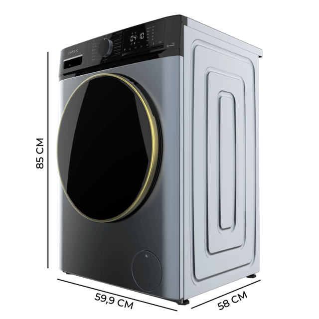 Lavadora Cecotec Bolero DressCode 10610 Inverter Ice Blue A