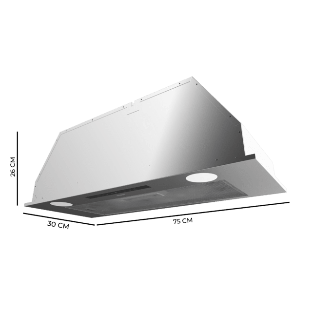 Campana integral Cecotec Bolero Flux IT 755500 Inox A++