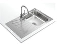 FREGADERO TEKA STARBRIGHT 45 E XP 1C 1E 115120033 INOX MUEBLE 45 CUADRADO REVERSIBLE