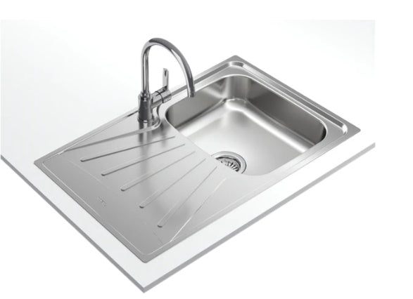 FREGADERO TEKA STARBRIGHT 45 E XP 1C 1E 115120033 INOX MUEBLE 45 CUADRADO REVERSIBLE